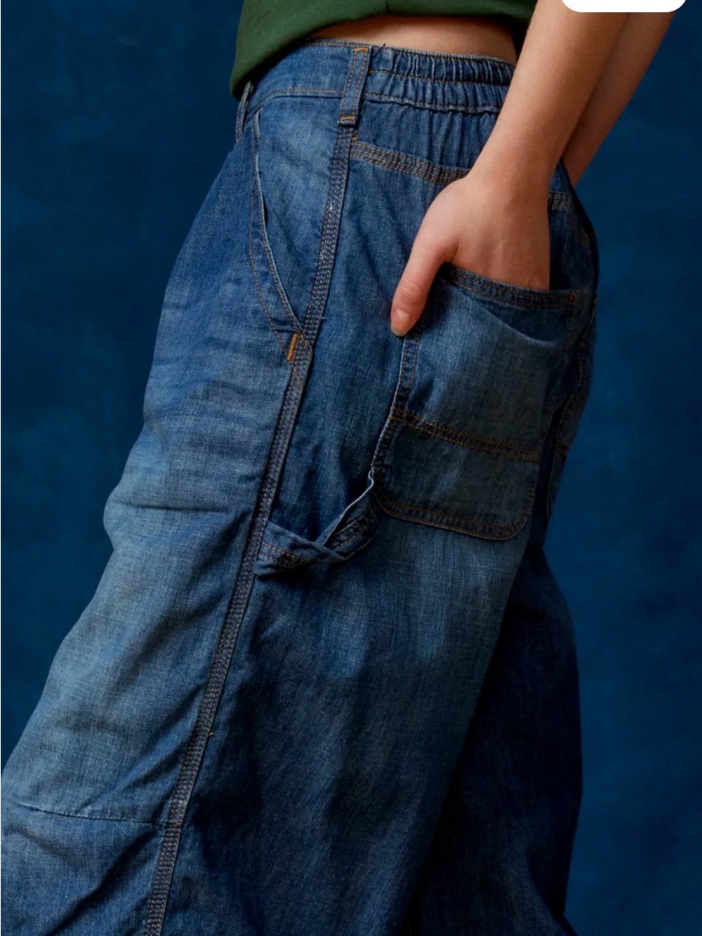 Urban outfitters BDG Meg Carpenter Jeans Size 27 Wide‎ Leg Slouchy - Picture 2 of 11
